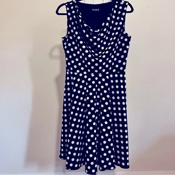 Womens Enfocus Studio Polka Dot Dress, Size 12. EUC Womens Enfocus Studio Polka Dot Dress, Size 12. EUC